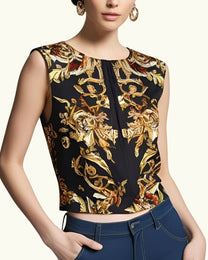 Sheer Overlay Top