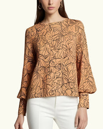 Silk Poet Blouse