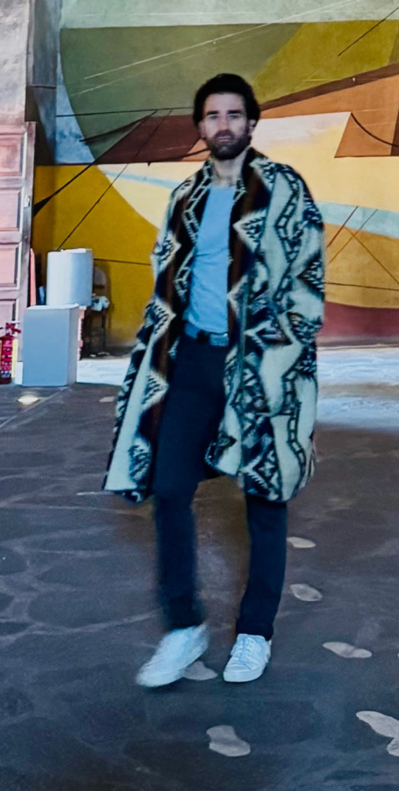 Araceli Reversible Shawl Coat