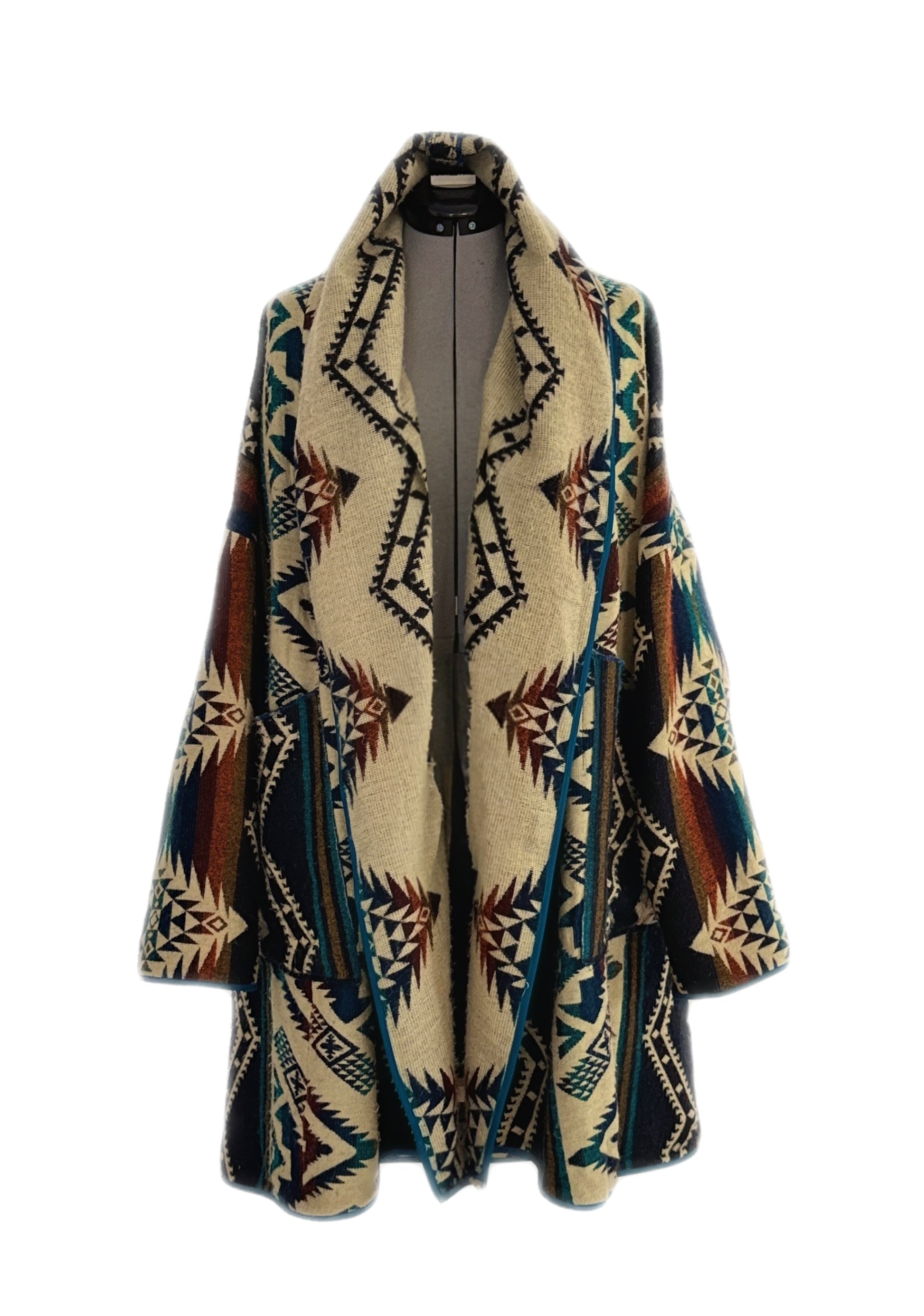 Araceli Reversible Shawl Coat