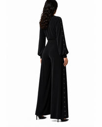 Holt Wide-Leg Button Jumpsuit